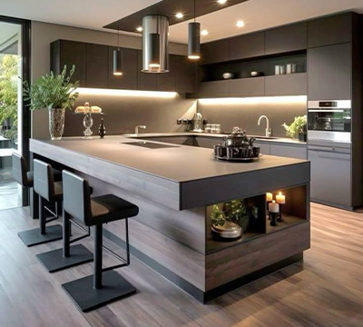 آشپزخانه ای مدرن و بروز